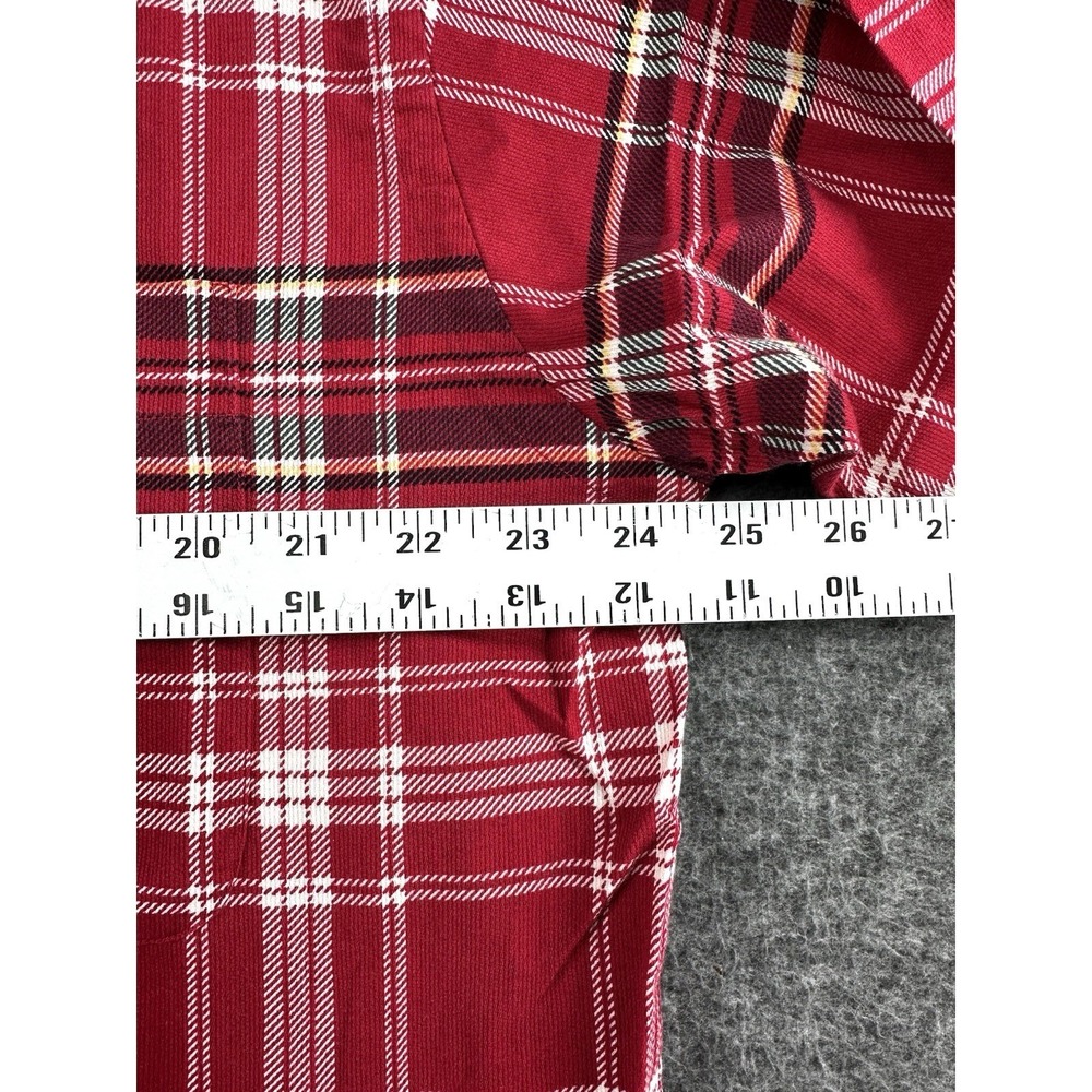 NWT Vintage Y2K Nautica Shirt Mens L Plaid Cottagecore 90s Preppy Long Sleeve - Picture 7 of 9